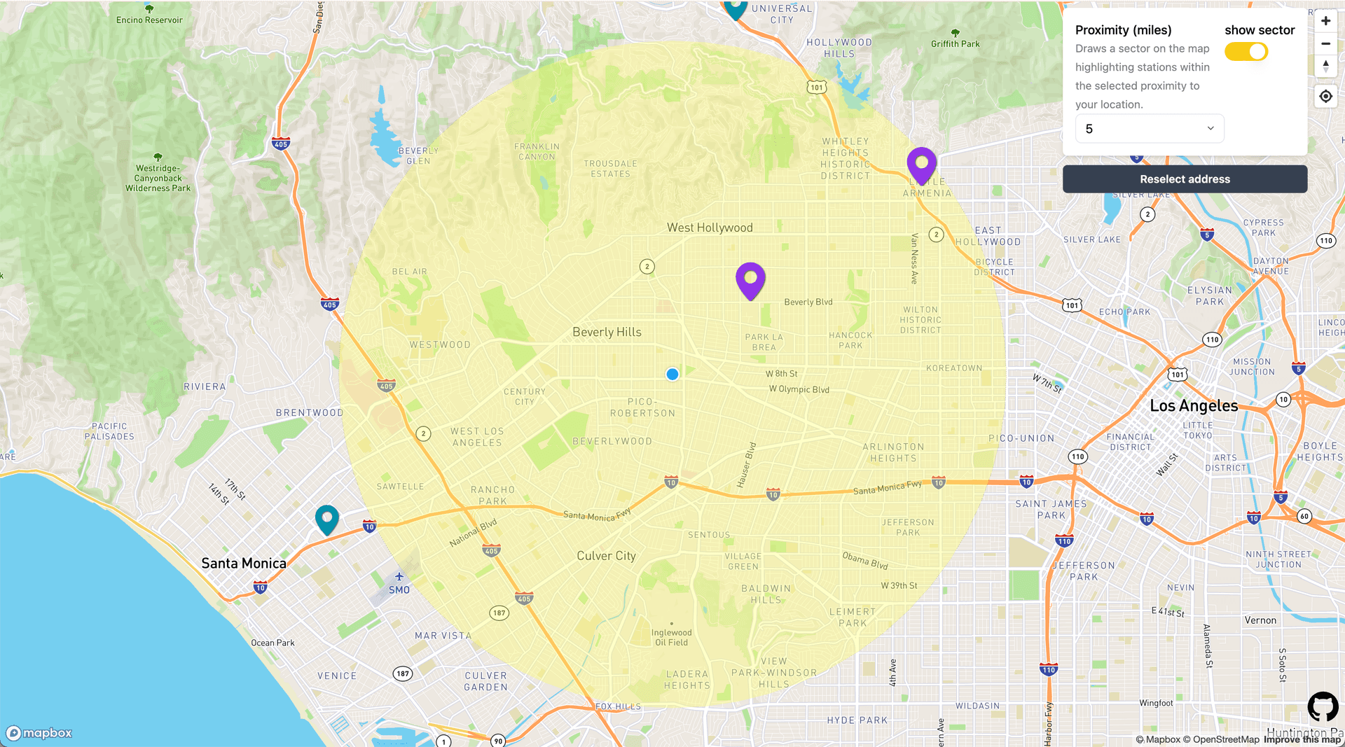 hydrogen stations map screenshot